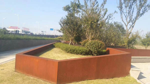 广州耐候钢挡土墙